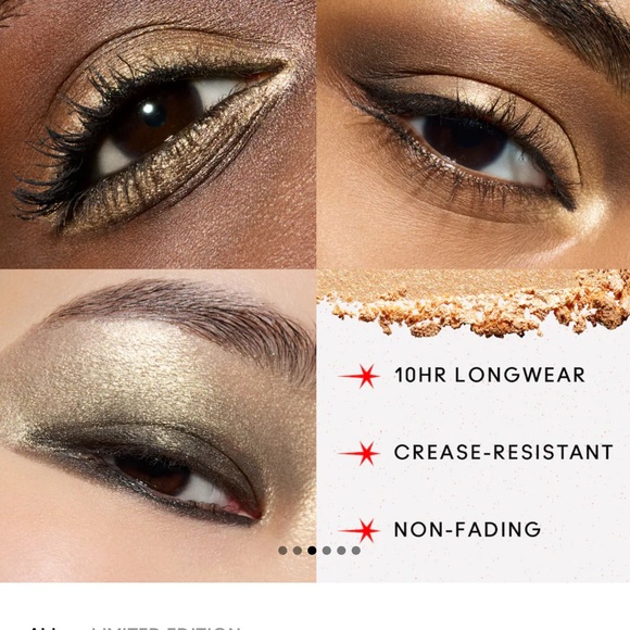 NEW MAC Cosmetics Dazzleshadow Extreme Kiss of Klimt Eyeshadow Gold Shimmer - Picture 6 of 6